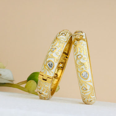 Polki Bangles Zayn Luxury Jewellery